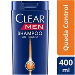 Ficha técnica e caractérísticas do produto Shampoo Clear Men Anticaspa Queda Control - 400ml
