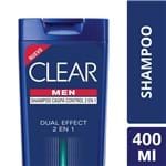 Shampoo Clear Men Dual Effect 400 Ml
