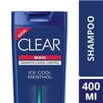 Ficha técnica e caractérísticas do produto Shampoo Clear Men Ice Cool Menthol 400 Ml