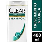 Ficha técnica e caractérísticas do produto Shampoo Clear Women Anticaspa Crescimento e Forca - 400ml