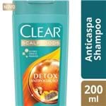 Ficha técnica e caractérísticas do produto Shampoo Clear Women Anticaspa Detox Antipoluição 200ml