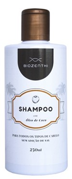 Ficha técnica e caractérísticas do produto Shampoo com Óleo de Coco 250ml - Biozenthi