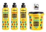 Ficha técnica e caractérísticas do produto Shampoo Cond Máscara Finalizador Crespo Acorda Cachos Chikas - Bio Extratus