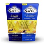 Ficha técnica e caractérísticas do produto Shampoo + Condicionador Antiqueda Engrossador Tio Nacho 830ml
