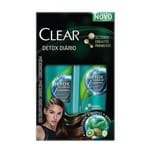 Ficha técnica e caractérísticas do produto Shampoo + Condicionador Clear Detox Diário com 200ml Cada