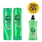 Ficha técnica e caractérísticas do produto Shampoo + Condicionador Ganhe 20% Off no Creme para Pentear Seda SOS Crescimento Saudável 300ml