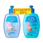 Ficha técnica e caractérísticas do produto Shampoo + Condicionador Infantil Cheirinho de Bebê Blue 210ml Cada