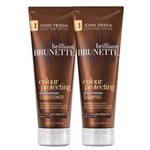 Ficha técnica e caractérísticas do produto Shampoo + Condicionador Kit Brilliant Brunette Colour Protecting John Frieda