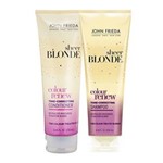 Ficha técnica e caractérísticas do produto Shampoo + Condicionador Kit Sheer Blonde Color Renew Tone Correcting John Frieda