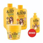 Ficha técnica e caractérísticas do produto Shampoo + Condicionador + Mascara 300g Alisena Kit Brinde Muriel