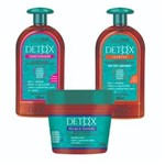 Ficha técnica e caractérísticas do produto Shampoo + Condicionador + Mascara 300g Detox Kit Muriel