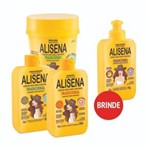 Ficha técnica e caractérísticas do produto Shampoo + Condicionador + Mascara 500g Alisena Kit Brinde Muriel