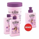 Shampoo + Condicionador + Mascara 300g Alisena Kit Brinde Muriel