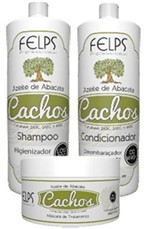 Ficha técnica e caractérísticas do produto Shampoo + Condicionador + Máscara Felps Cachos Azeite de Abacate