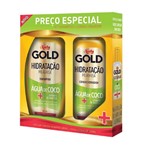 Ficha técnica e caractérísticas do produto Shampoo + Condicionador Niely Gold Hidratação Milagrosa Água de Coco com Extrato de Babosa 200ml