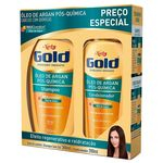 Ficha técnica e caractérísticas do produto Shampoo + Condicionador Niely Gold PS Quimica