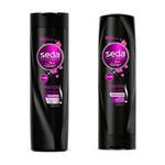 Ficha técnica e caractérísticas do produto Shampoo + Condicionador Seda Pretos Luminosos 325ml