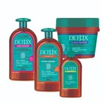 Ficha técnica e caractérísticas do produto Shampoo + Condicionador + Tônico + Mascara 300g Detox Kit Muriel