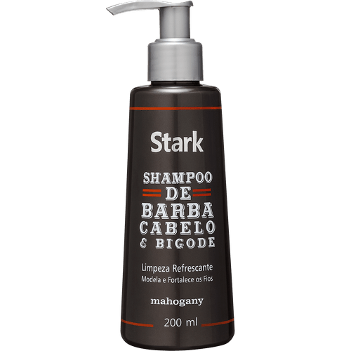 Shampoo de Barba, Cabelo e Bigode Stark 200 Ml