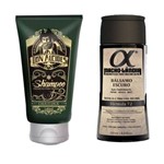 Ficha técnica e caractérísticas do produto Shampoo de Barba Calico Jack 140 Ml Don Alcides + Balsamo Escuro Macho Landia