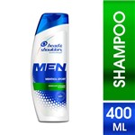 Ficha técnica e caractérísticas do produto Shampoo de Cuidados com a Raiz Head & Shoulders Men Menthol Sport 400ml