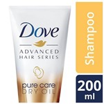 Ficha técnica e caractérísticas do produto Shampoo Dove Pure Care Dry Oil para Cabelos Secos 200ml