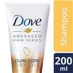 Ficha técnica e caractérísticas do produto Shampoo Dove Pure Care Dry Oil para Cabelos Secos com 200ml