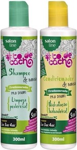 Ficha técnica e caractérísticas do produto Shampoo e Condicionador Babosa Tratamento para Divar ! - SALON LINE