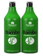 Ficha técnica e caractérísticas do produto Shampoo e Condicionador Banho de Bambú Natureza Cosméticos 2x 1L