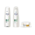 Ficha técnica e caractérísticas do produto Shampoo e Condicionador Dove Controle da Queda + Tratamento Óleo Nutrição - Dove