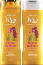 Ficha técnica e caractérísticas do produto Shampoo e Condicionador Linda e Radiante Kit, Vitay