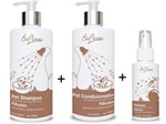 Shampoo e Condicionador + Perfume para Cachorro Filhote Bio Florais - Bioflorais