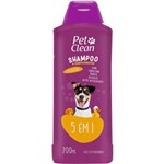 Ficha técnica e caractérísticas do produto Shampoo e Condicionador Pet Clean para Cães e Gatos 5 em 1 700ML