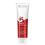Ficha técnica e caractérísticas do produto Shampoo e Condicionador Revlon 45 Days Brave Reds 275ML
