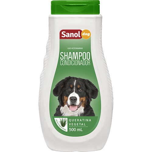 Shampoo e Condicionador Sanol Dog Grande Porte para Cães e Gatos 500ml