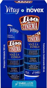 Ficha técnica e caractérísticas do produto Shampoo e Condicionador Vitay Novex Liso de Cinema