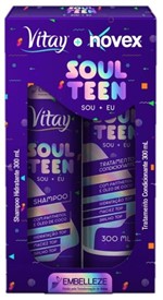 Ficha técnica e caractérísticas do produto Shampoo e Condicionador Vitay Novex Soul Teen