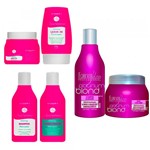 Ficha técnica e caractérísticas do produto Shampoo e Máscara Platinum Blond e Kit Juju Salimeni 4 Itens Matizador - Forever Liss