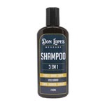 Shampoo 3 em 1 Cabelo - Barba - Corpo Don Lopes