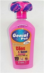 Ficha técnica e caractérísticas do produto Shampoo 2 em 1 com Hidratante para Cães e Gatos Genial Pet 500ml