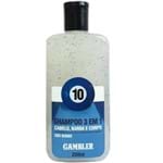 Ficha técnica e caractérísticas do produto Shampoo 3 Em1 Bola 10 - Uso Diário 25ml Gambler
