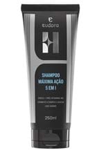 Shampoo Eudora H Máxima Ação Preto