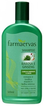 Ficha técnica e caractérísticas do produto Shampoo Farmaervas Babosa e Ginseng 320ml