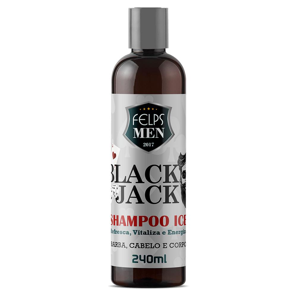 Ficha técnica e caractérísticas do produto Shampoo Felps Men Black Jack Ice 240ml