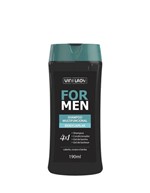 Ficha técnica e caractérísticas do produto Shampoo For Men Multifuncional 4X1 - Vini Lady