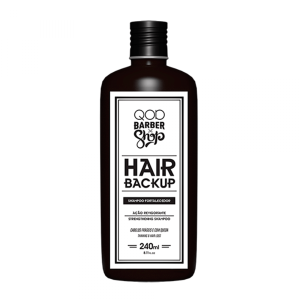 Ficha técnica e caractérísticas do produto Shampoo Fortalecedor QOD Barber Shop BackUp - 240ml - QOD Barber Shop