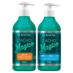 Ficha técnica e caractérísticas do produto Shampoo Funcional e Creme Modelador Cacho Magico Lowell 500ml