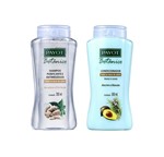 Shampoo Gengibre e Chá Verde 300ml + Condicionador Alecrim e Abacate 300ml - Linha Botânico Payot Kit C/2 Itens