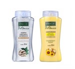 Shampoo Gengibre e Chá Verde 300ml + Condicionador Camomila Girassol Nutrimel 300ml - Linha Botânico Payot Kit C/2 Itens