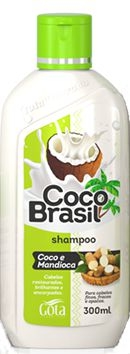 Ficha técnica e caractérísticas do produto Shampoo Gota Dourada Coco+Mandioca 300ml
